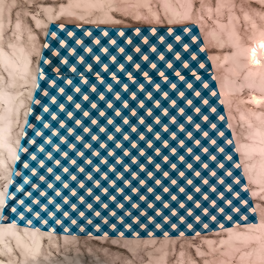 Louie Lucie Borderskirt in Celeste Blue, Size S